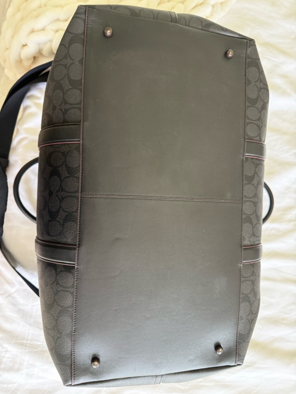 Coach Trekker 52" Signature Canvas Luggage - Black Cooper - Picture 5 of 12